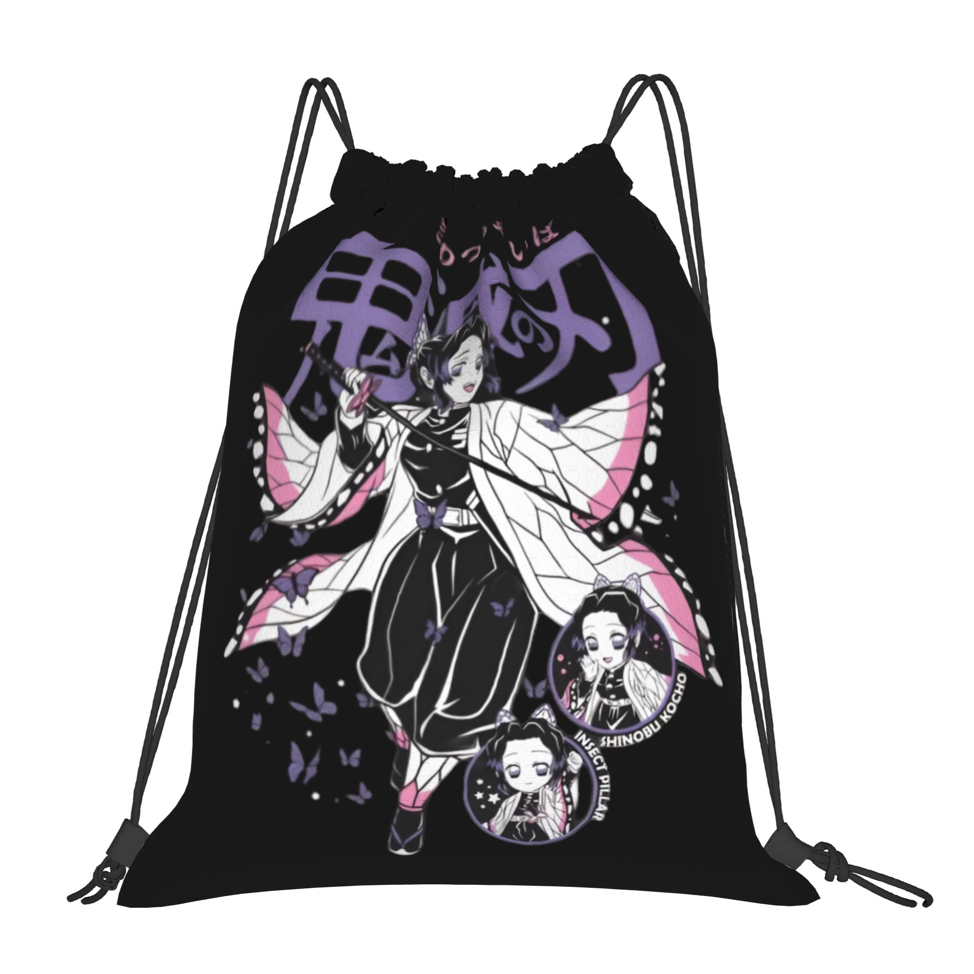 Drawstring Gym Bag - 맞춤형 악마 슬레이어 드로스트링 가방 여성