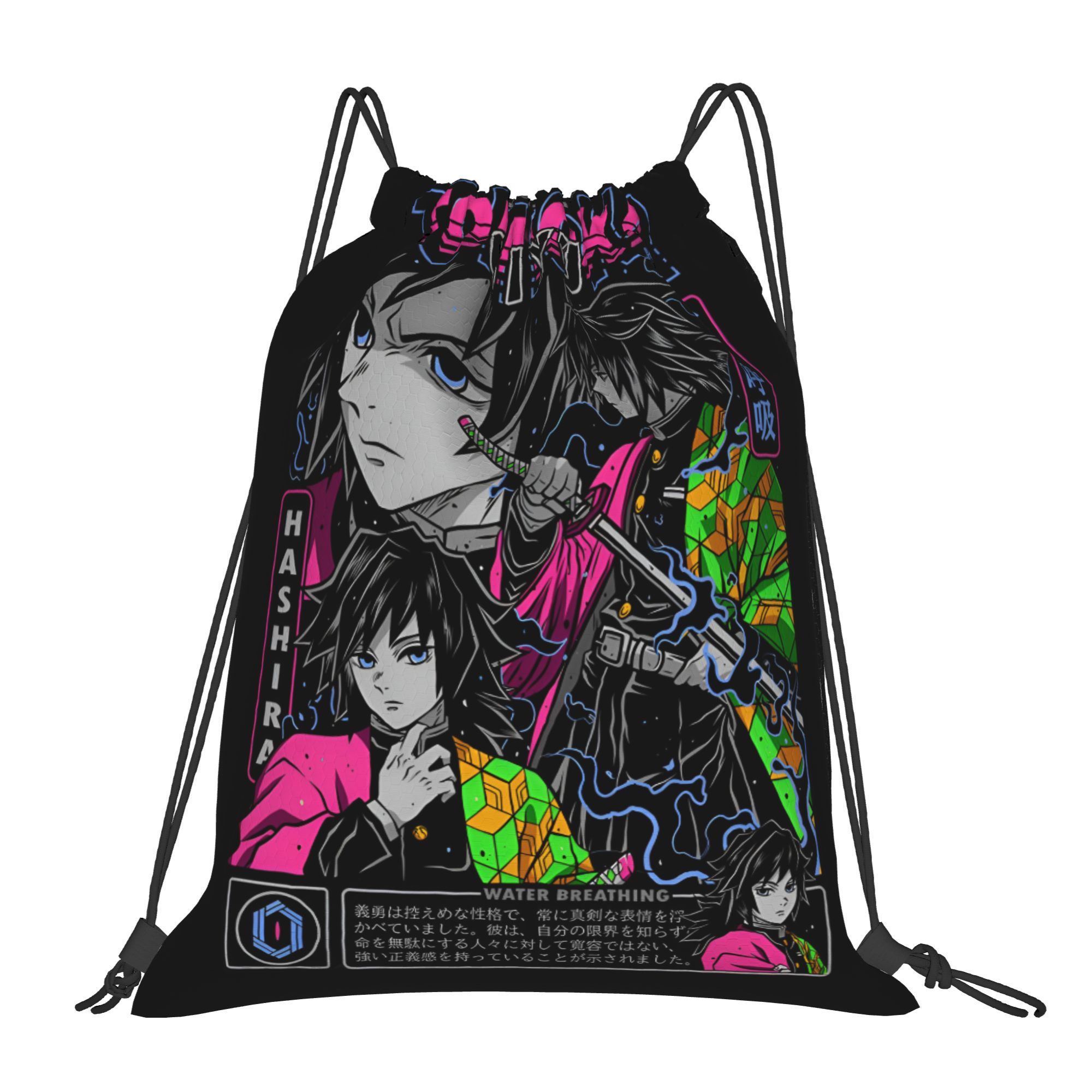 Drawstring Gym Bag - 맞춤형 악마 사냥꾼 드로스트링 가방 여성