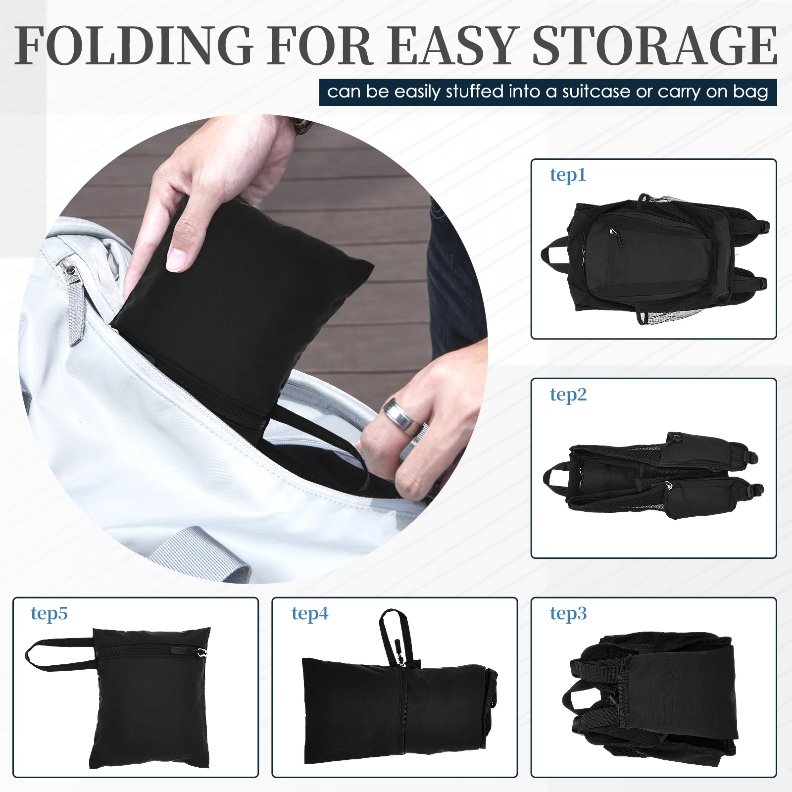 10L 소형 하이킹 배낭 여행용 듀얼 숄더 스트랩 접이 - Foldable Backpack Small 리뷰 및 가격