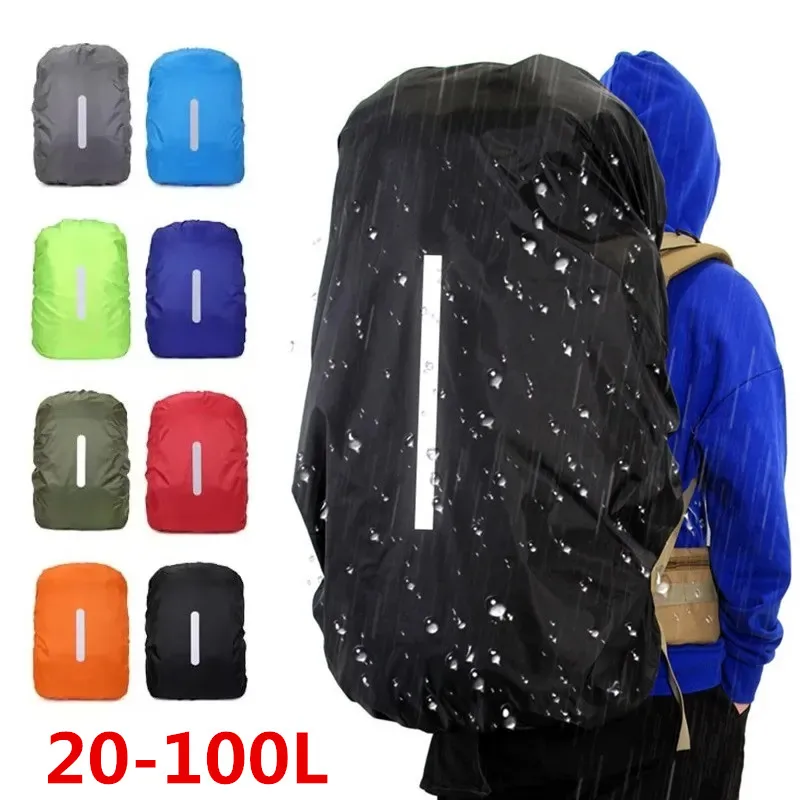 새로운 반사 방수 배낭 레인 커버 20L-100L 야외 - Rain Cover Backpack 리뷰 및 가격