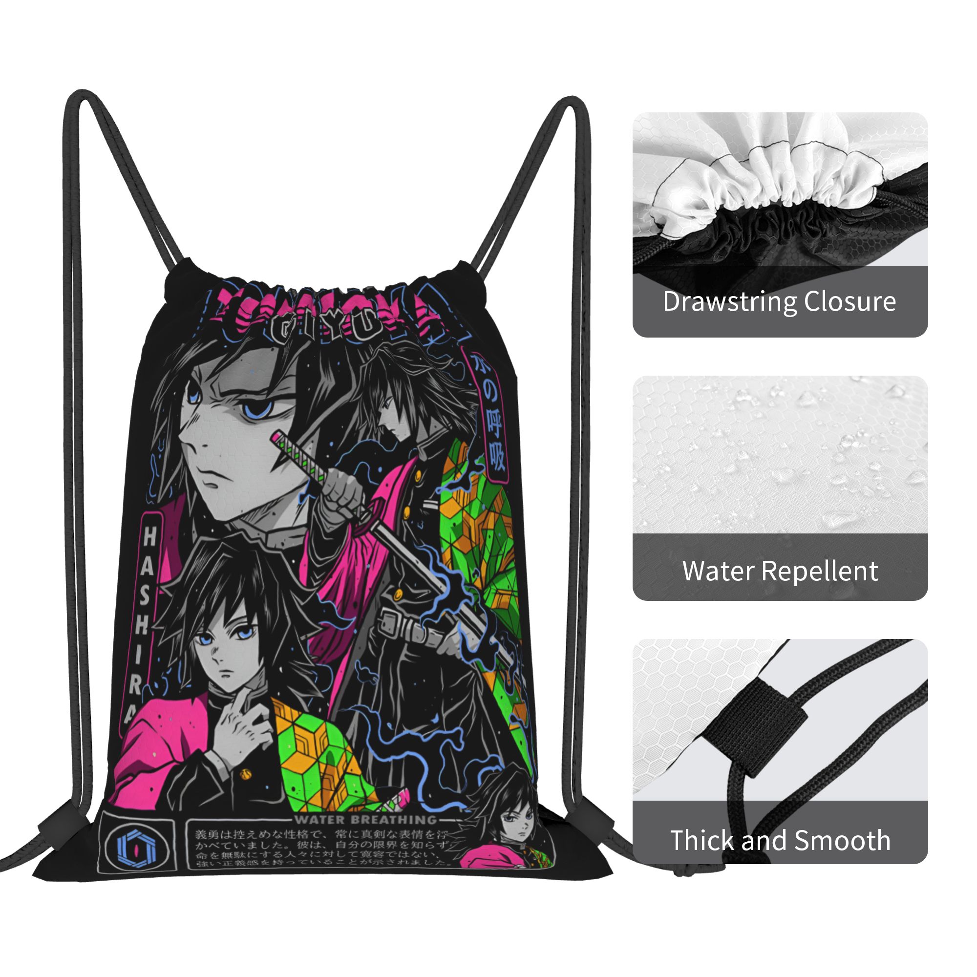맞춤형 악마 사냥꾼 드로스트링 가방 여성 남성 경량 가 - Drawstring Gym Bag 리뷰 및 가격