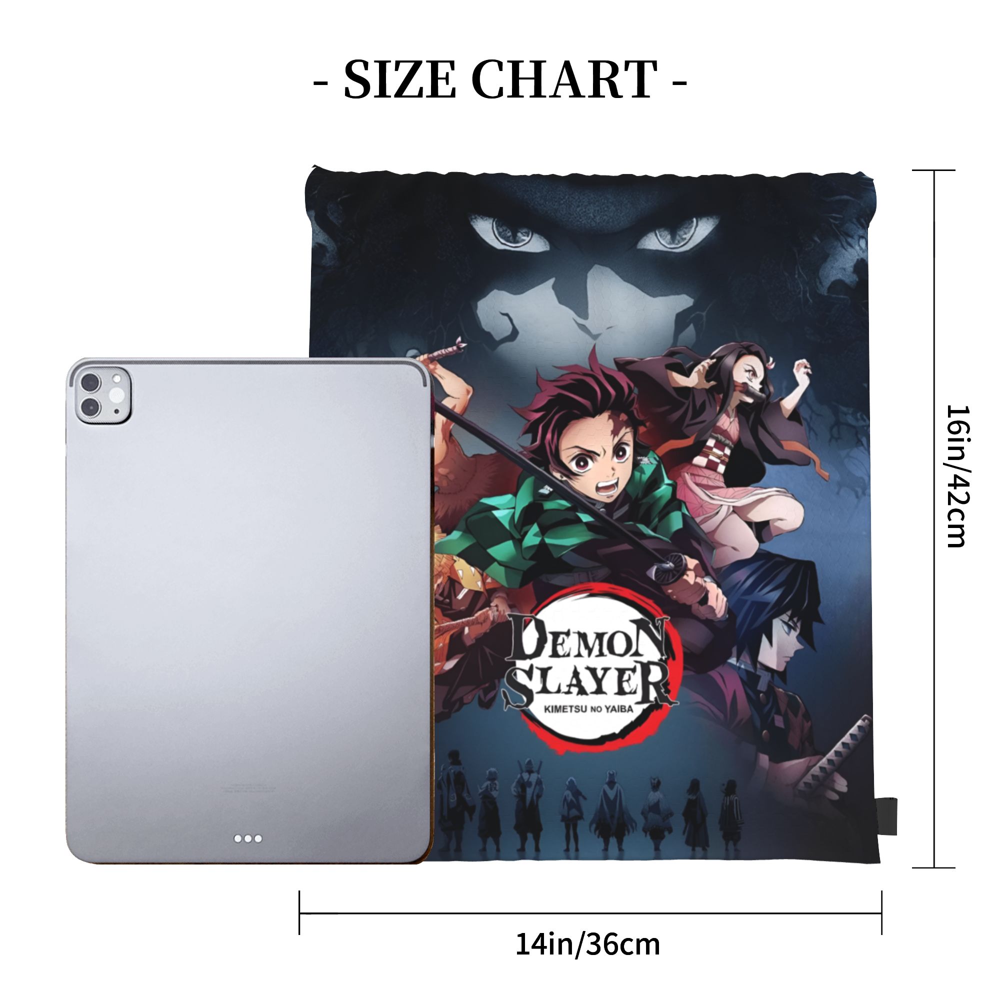 맞춤형 D-Demons Slayers Drawstrin - Drawstring Gym Bag 리뷰 및 가격